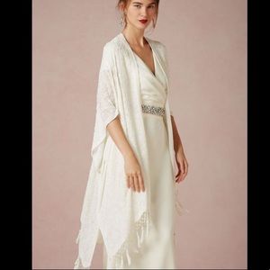 BHLDN Silk Velvet Burnout Kimono